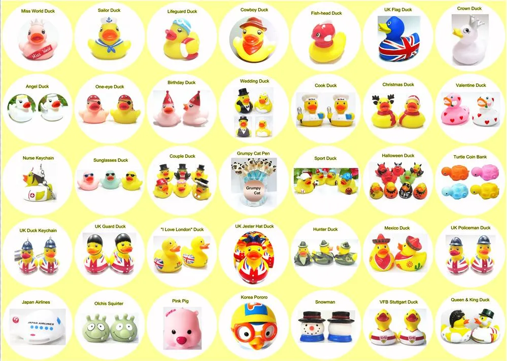 Plastic Standard Duck for Promotion Gift