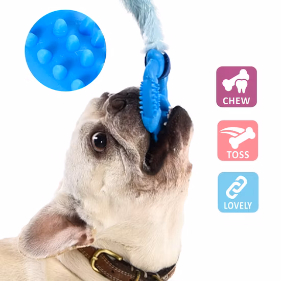 Juguete para mascotas Serie de cuerda elástica Juguete de cuerda para perros Bungee Chaser Tug Toy